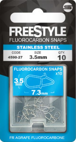 Spro Freestyle Stainless Steel Fluorocarbon Snaps